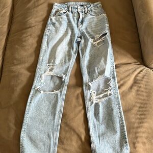 American Eagle Stretch Curvy High-Waisted Straight Jean